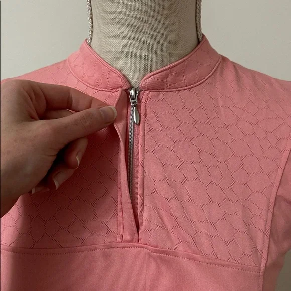 Pebble Beach Dry Luxe Performance Women's Golf Top - Picture 6 of 10
